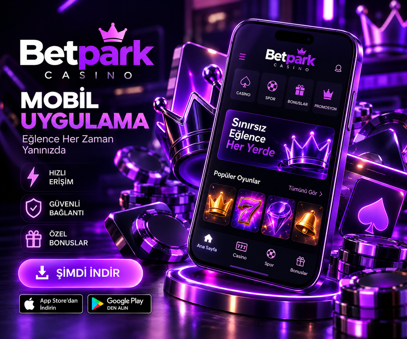 Betpark giriş ekranı